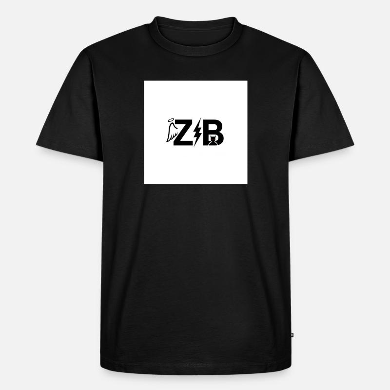 Duell mit Engeln, Dämonen und Blitzen - Männer Premium Bio T-Shirt - Schwarz