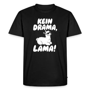 Lunettes de soleil No Drama Llama - T-shirt Premium bio Homme - noir - Devant - Nico (187cm)