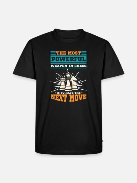 Chess Chess Player Chessboard - Men's Premium Organic T-Shirt - black