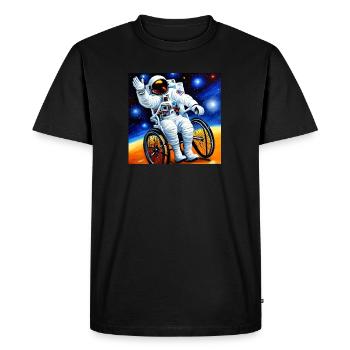 Inclusionaut - T-shirt Premium bio Homme - noir - Devant - Nico (187cm)