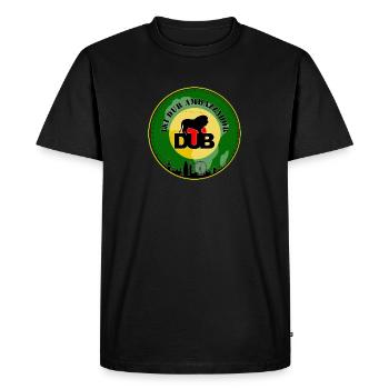 Dub Ambassadeur - T-shirt Premium bio Homme - noir - Devant - Nico (187cm)