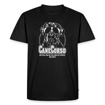 CANE CORSO: les personnes les plus cools - T-shirt Premium bio Homme - noir - Devant - Nico (187cm)
