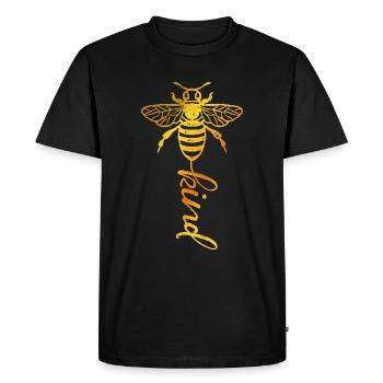 Bee Whisperer - Abeille - Apiculteur - Enfant abeille - T-shirt Premium bio Homme - noir - Devant - Nico (187cm)
