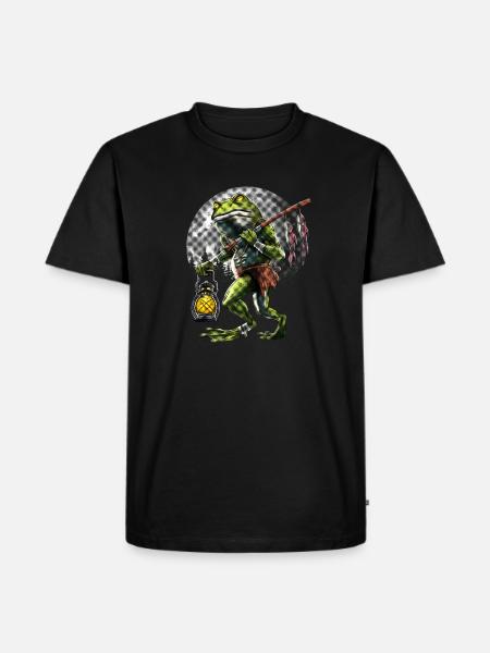 Cryptid Loveland Frogman - Men's Premium Organic T-Shirt - black