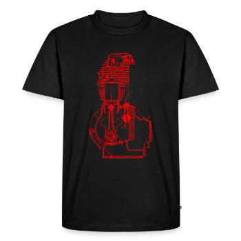 Car Mechanic Car Motorcycle Motor Mechanic - Men's Premium Organic T-Shirt - black - Front - Nico (187cm)