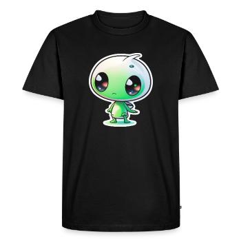 Mignon extraterrestre - T-shirt Premium bio Homme - noir - Devant - Nico (187cm)