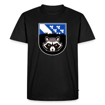 Kassel en bref - T-shirt Premium bio Homme - noir - Devant - Nico (187cm)