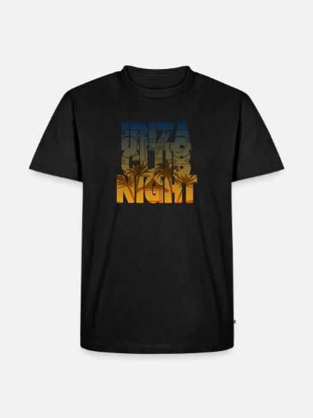 Ibiza Club Night - Men's Premium Organic T-Shirt - black
