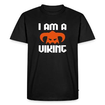 Je suis une citation cool de viking - T-shirt Premium bio Homme - noir - Devant - Nico (187cm)