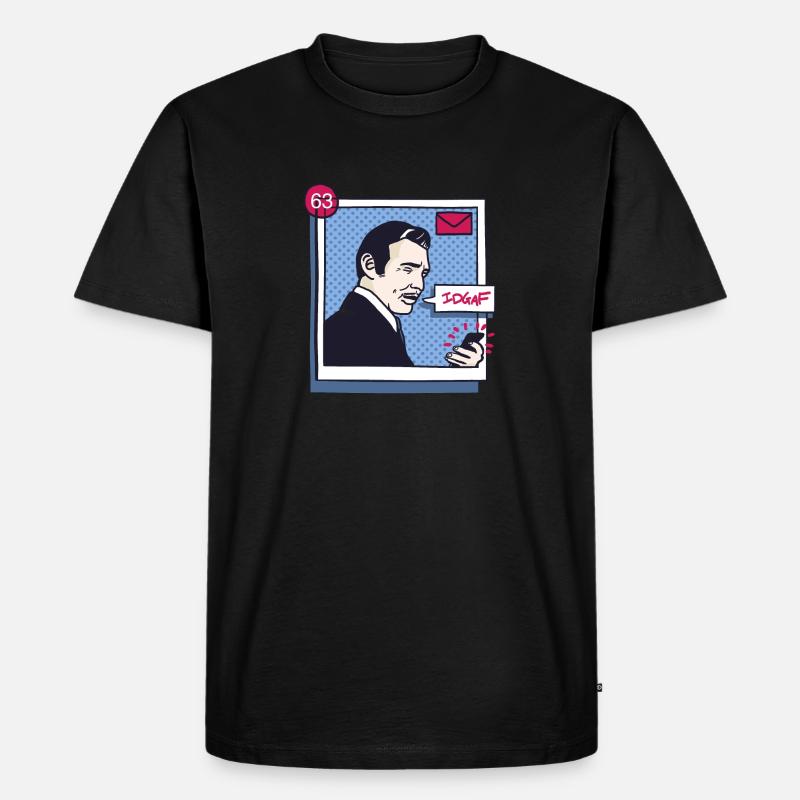 Ehrlich Mein E-Mail-Server - Männer Premium Bio T-Shirt - Schwarz