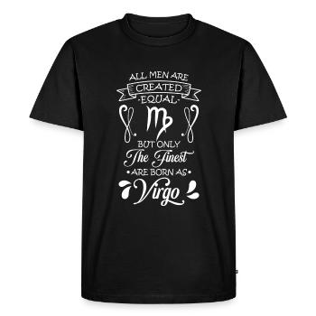Horoscope Zodiac Sign Element - Men's Premium Organic T-Shirt - black - Front - Nico (187cm)