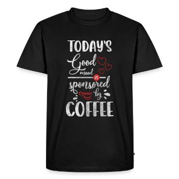 Bartender Profession Espresso Coffee lover - Men's Premium Organic T-Shirt - black - Front - Nico (187cm)
