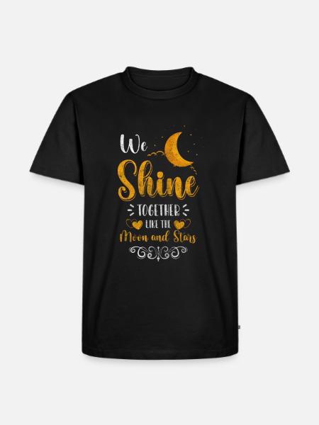 Stars Wishes Dream Night Sky - Men's Premium Organic T-Shirt - black