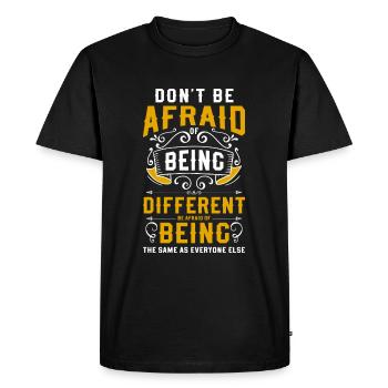Different Pride Style - Men's Premium Organic T-Shirt - black - Front - Nico (187cm)