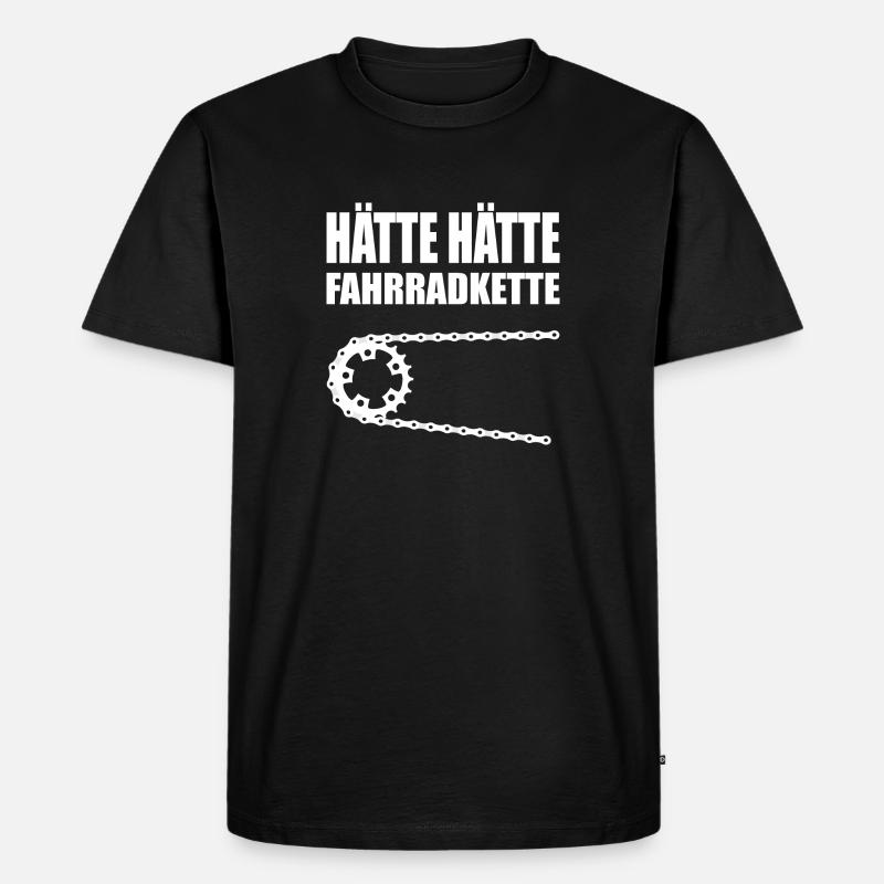 Hätte Hätte - Männer Premium Bio T-Shirt - Schwarz