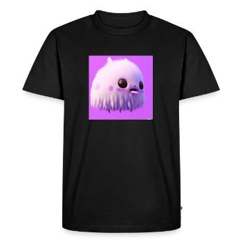 Fluffy Monster - Men's Premium Organic T-Shirt - black - Front - Nico (187cm)