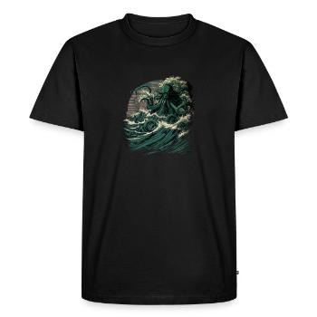 Kangawa Chtul - T-shirt Premium bio Homme - noir - Devant - Nico (187cm)