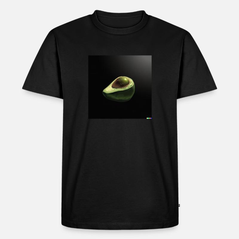Space Avocado - Männer Premium Bio T-Shirt - Schwarz