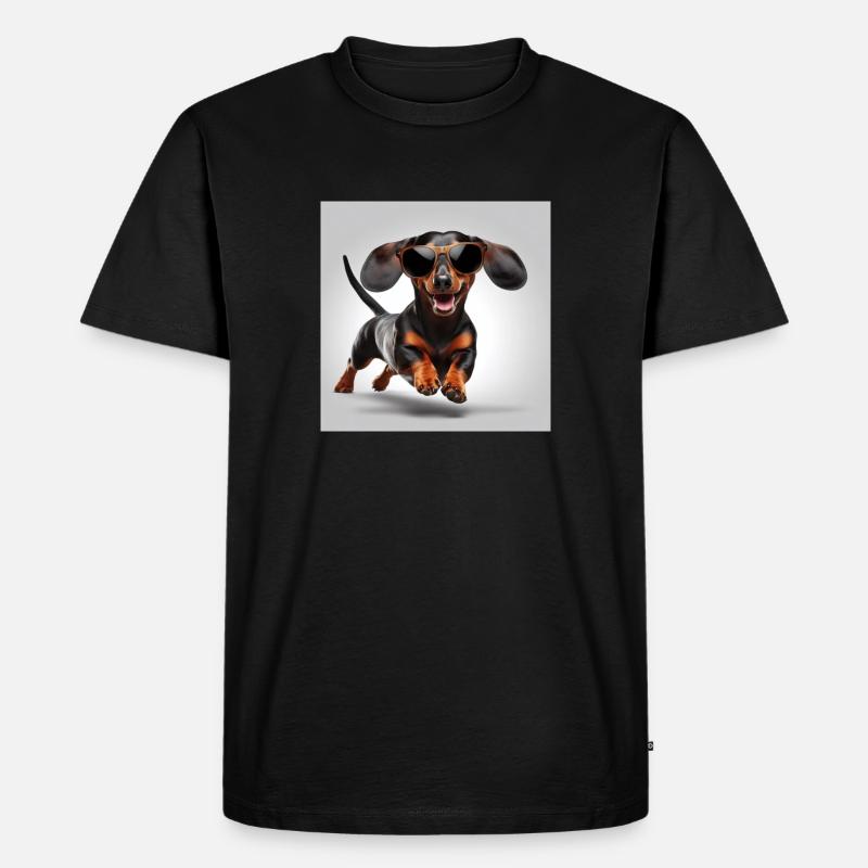 Dotty Dash - Männer Premium Bio T-Shirt - Schwarz