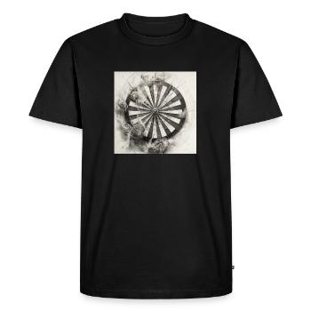 Jeu de fléchettes Dartscheibe Winkingerschild - T-shirt Premium bio Homme - noir - Devant - Nico (187cm)