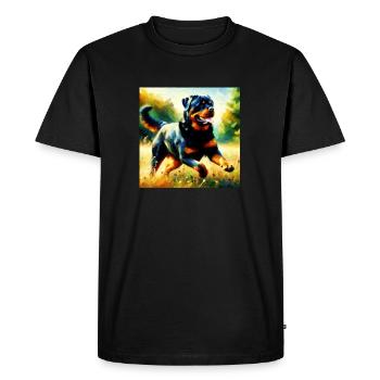Rottweiler - T-shirt Premium bio Homme - noir - Devant - Nico (187cm)