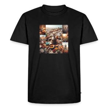 The Essence of Marrakech - T-shirt Premium bio Homme - noir - Devant - Nico (187cm)