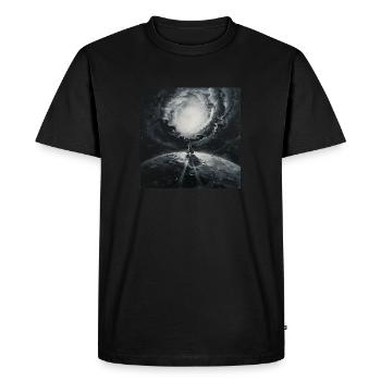 Dark Space - Men's Premium Organic T-Shirt - black - Front - Nico (187cm)