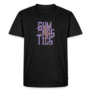 Gymnastics gymnastics club track and field gift - Men's Premium Organic T-Shirt - black - Front - Nico (187cm)