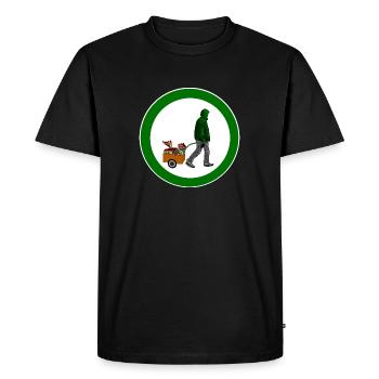 Feux d'artifice pyro way réveillon du nouvel an - T-shirt Premium bio Homme - noir - Devant - Nico (187cm)