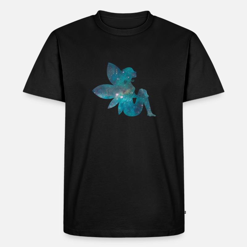 Fairy - Männer Premium Bio T-Shirt - Schwarz