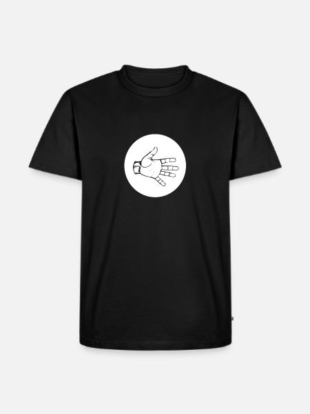 PAPIER (s) - T-shirt Premium bio Homme - noir