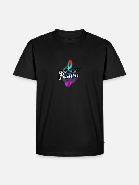 Music sheet music gift - Men's Premium Organic T-Shirt - black
