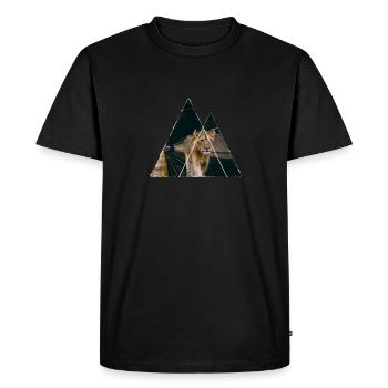 Lionceau dans le métro - T-shirt Premium bio Homme - noir - Devant - Nico (187cm)