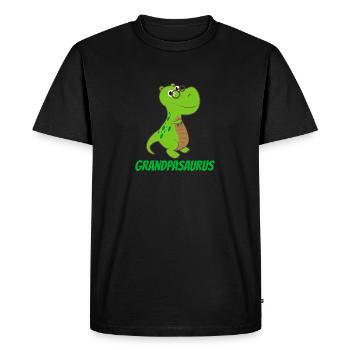 Grand-père - Idée cadeau - T-shirt Premium bio Homme - noir - Devant - Nico (187cm)
