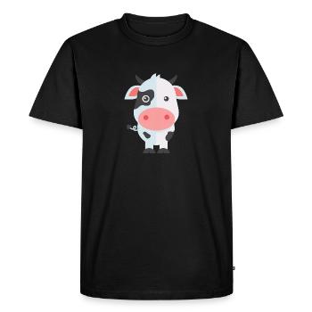 Animals Animals Animal Print Nature 47 - Men's Premium Organic T-Shirt - black - Front - Nico (187cm)