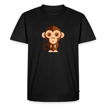 Animals Animals Animal Print Nature 32 - Men's Premium Organic T-Shirt - black - Front - Nico (187cm)