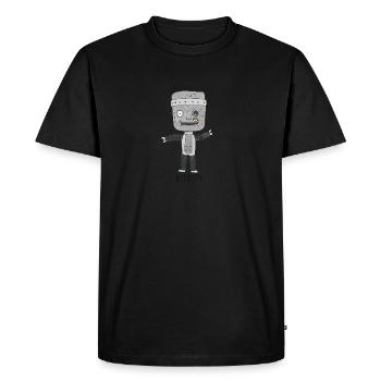 Best buddy - Men's Premium Organic T-Shirt - black - Front - Nico (187cm)