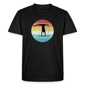 Turner - T-shirt Premium bio Homme - noir - Devant - Nico (187cm)