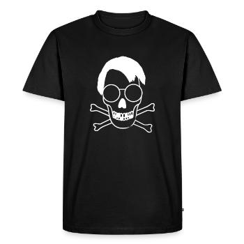 Loud Skull / Skull / Politics / X-ray Image - Men's Premium Organic T-Shirt - black - Front - Nico (187cm)