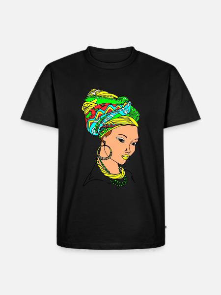Mama africa - Men's Premium Organic T-Shirt - black