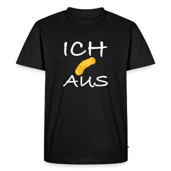 Ich flip aus | lustige Sprüche, Sarkasmus - Männer Premium Bio T-Shirt - Schwarz - Vorne - Nico (187cm)