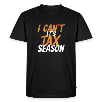 Accounting Accountant Accountant Gift - Men's Premium Organic T-Shirt - black - Front - Nico (187cm)