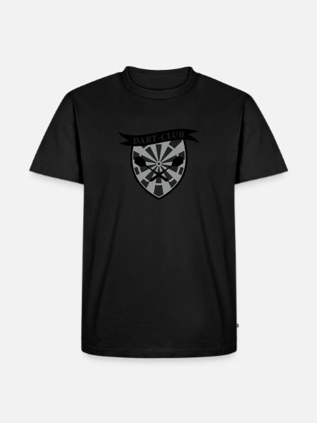 Dart Club 2 - zweifarbig - Männer Premium Bio T-Shirt - Schwarz