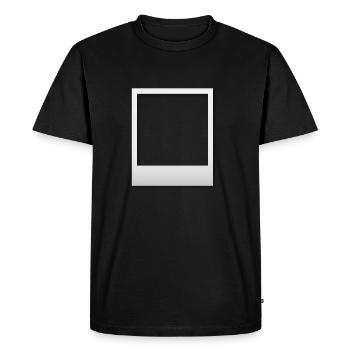 frame with shadow - Men's Premium Organic T-Shirt - black - Front - Nico (187cm)