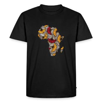 Africa - T-shirt Premium bio Homme - noir - Devant - Nico (187cm)