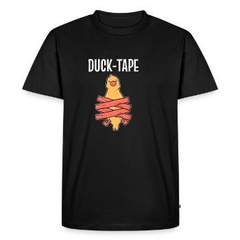 Duck-Tape Poison Des animaux - T-shirt Premium bio Homme - noir - Devant - Nico (187cm)
