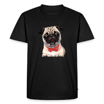 Bulldog Dog Owner Dogs Dog Owner Dog - T-shirt Premium bio Homme - noir - Devant - Nico (187cm)
