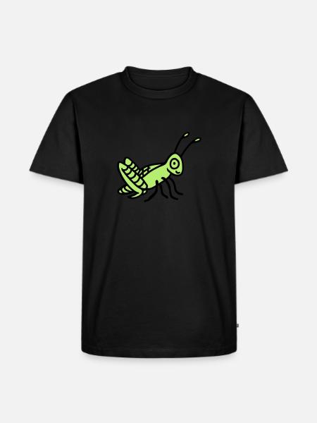 Grasshopper - Men's Premium Organic T-Shirt - black