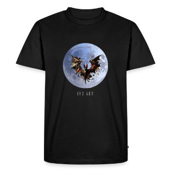 Ink Art - Men's Premium Organic T-Shirt - black - Front - Nico (187cm)