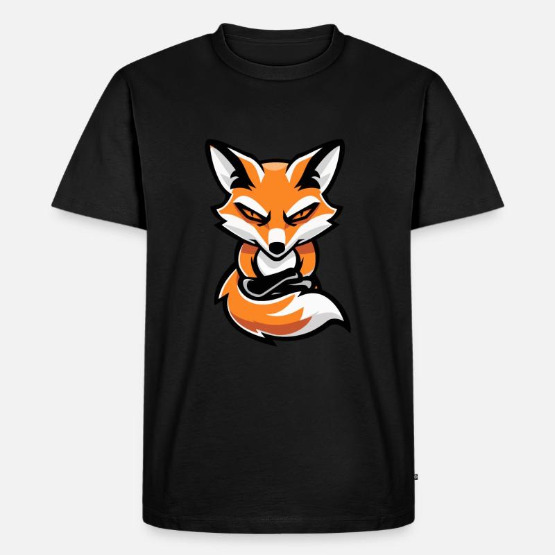 Fuchs Comic - Männer Premium Bio T-Shirt - undefined